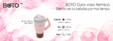 BOTO Gyro BG32-SP, 950 ml / 32 oz, Silver Pink; detalle oficial del producto 14.