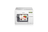 Epson ColorWorks C3500, vista frontal imprimiendo etiquetas