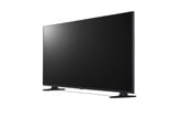 Vista en ángulo de 30 grados del televisor LG 32LR650BPSA.
