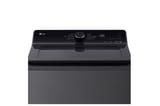 Lavadora LG WT19PBTX6 de 19 kg Negro Platina, detalle del panel de controles