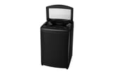 LG WT19OBVTB de 19 kg: vista lateral izquierda con tapa abierta