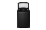 LG WT19OBVTB de 19 kg: vista frontal con tapa abierta