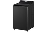 Lavadora LG WT15OBTX6 15 kg negra, vista completa en perspectiva