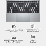 Dell XPS 13 DX13260 táctil, Core 5 320, 8GB RAM, 512GB SSD, Sky, teclado y especificaciones de 8GB y 512GB