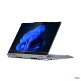Lenovo ThinkBook 14 2-in-1 G5 IAU, vista lateral de bisagras y puertos