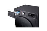 Lavadora secadora LG WD9MVC4S6, detalle del dispensador