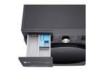 Lavadora secadora LG WD9MVC4S6, detalle del dispensador