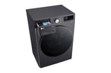 Lavadora secadora LG WD9MVC4S6, vista con dispensador abierto