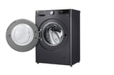 Lavadora secadora LG WD9MVC4S6, vista con puerta abierta