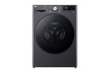 Lavadora secadora LG WD9MVC4S6, vista frontal, negro medio