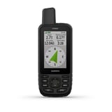 Garmin GPSMAP 67, vista frontal con brújula