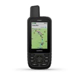 Garmin GPSMAP 67, vista frontal con mapa