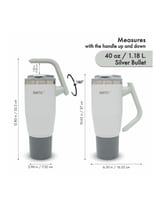 BOTO Gyro BG40-SV, 1,18 L / 40 oz, Silver Bullet; vista y detalles oficiales 6.