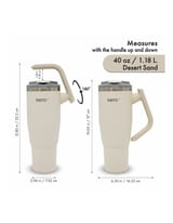 BOTO Gyro BG40-DS, 1,18 L / 40 oz, Desert Sand; vista y detalles oficiales 7.