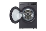 Lavadora secadora LG WD20EGNTSPG: vista frontal con puerta abierta