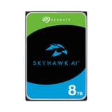 Vista frontal promocional del disco duro Seagate SkyHawk AI de 8 TB