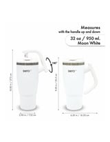BOTO Gyro BG32-MW, 950 ml / 32 oz, Moon White; vista y detalles oficiales 7.
