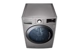Lavadora secadora LG WD22VV2S6: vista superior frontal