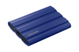 Samsung T7 Shield 2TB azul MU-PE2T0R/AM: vistas del SSD, empaque y accesorios