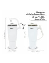 BOTO Gyro BG40-MW, 1,18 L / 40 oz, Moon White; vista y detalles oficiales 7.