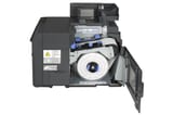 Epson ColorWorks C7500G, vista lateral con compartimiento de papel abierto