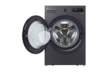 Lavadora secadora LG WD15EGNTSPG: vista frontal con puerta abierta