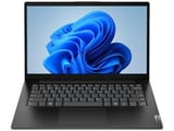 Lenovo V14 G5 IRL 83HDA06BUS negro, vista frontal abierta