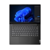 Lenovo V14 G5 IRL 83HDA06BUS negro, vista cenital de pantalla y teclado