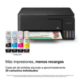 Epson L3350: rendimiento comparativo de botellas de tinta de reemplazo