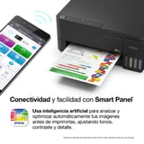 Epson L3350: funciones de Epson Smart Panel; teléfono ilustrativo, no incluido