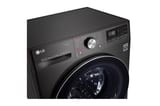 LG WD14BVC2S6C Black Steel: detalle superior del panel