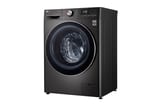 LG WD14BVC2S6C Black Steel: perspectiva frontal derecha