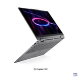 Lenovo Yoga 7i 2 en 1 16 WUXGA táctil, Core Ultra 7 355, 16GB RAM, 512GB SSD, Luna Grey, vista 4