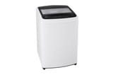 Lavadora LG WT18WVTB blanca de 18 kg, vista lateral