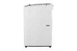 Lavadora LG WT18WVTB blanca de 18 kg, vista lateral