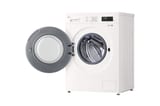 Lavadora LG WM9GWVFS6 9 kg 6 Motion DD Blanca, imagen 9: side view open door