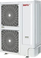 Unidad exterior BOTO, imagen referencial familia 48.000–60.000 BTU/h; fuente original del proveedor.
