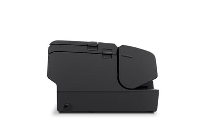 Epson TM-H6000VI negra, vista de perfil