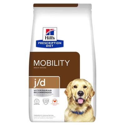 Hill's Prescription Diet j/d Mobility, alimento para perros, 3,9 kg