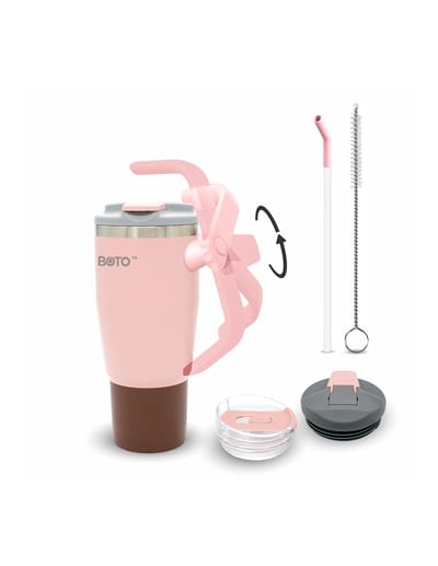 BOTO Gyro BG32-SP, 950 ml / 32 oz, Silver Pink; vista y detalles oficiales 7.