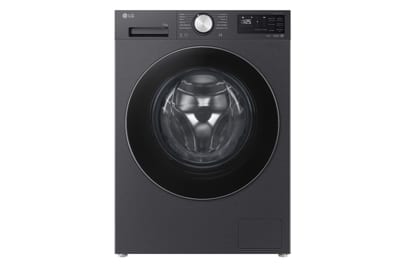 Lavadora LG WM12MBVX5S6 12 kg Frontal Negra, vista frontal del producto