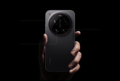 Xiaomi 17 Ultra negro, vistas frontal y posterior del modelo