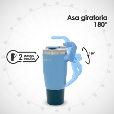 BOTO Gyro BG32-SB, 950 ml / 32 oz, Steel Blue; detalle oficial del producto 15.