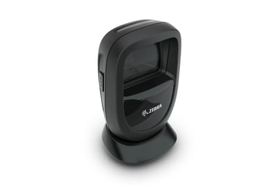 Zebra DS9308 — imagen referencial del modelo en color negro, vista frontal derecha