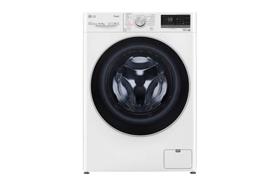 Lavadora secadora LG WD14WVC4S6, vista frontal