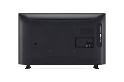 Vista posterior del televisor LG 32LR650BPSA.