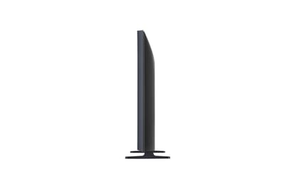 Vista lateral de 90 grados del televisor LG 32LR650BPSA.