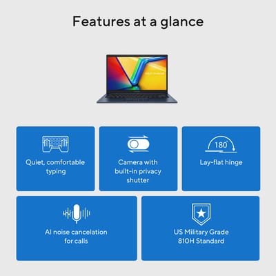 ASUS Vivobook 14 X1404VA: funciones principales