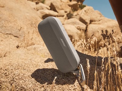 Parlante Bose SoundLink Flex 2nd Gen Sandstone, galería oficial del producto.