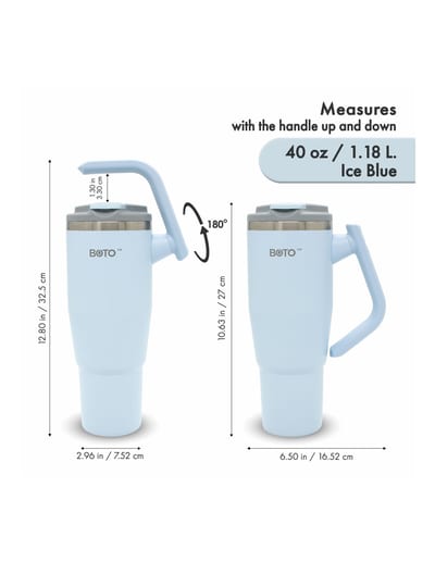 BOTO Gyro BG40-IB, 1,18 L / 40 oz, Ice Blue; vista y detalles oficiales 7.